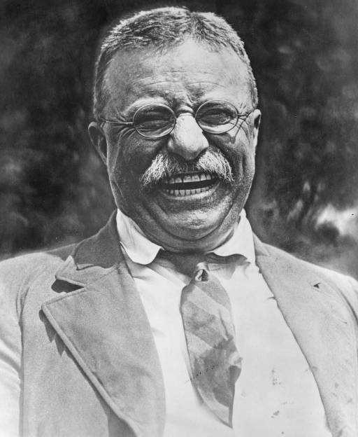 A Laughing Theodore Roosevelt